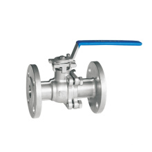 304 sanitary  stainless steel  Flanged En  PN16/PN40 304 sanitary 3pc  ball valve mounting pad   3PC Ball Valve